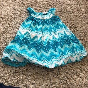 Artisan & NY blue/white tie dye dress
